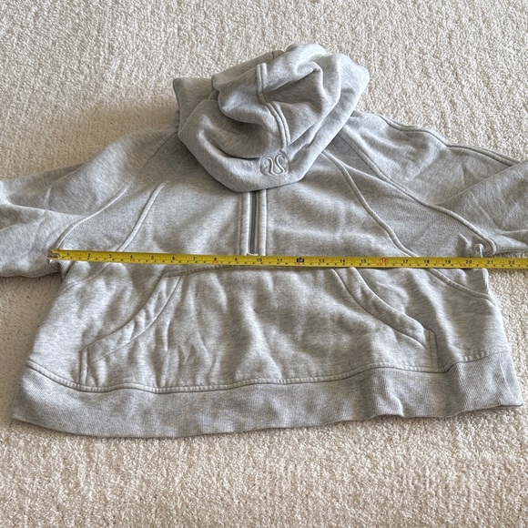 lululemon cropped scuba / heather gray / M/L - Picture 5 of 9